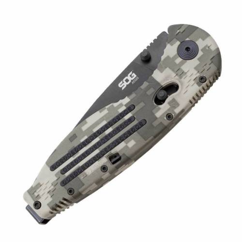 3810 SOG с фиксатором Aegis Digi Camo 8.9 см. - AE06 фото 6