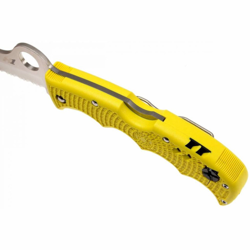 Складной нож Spyderco Rescue Assist™ Salt Yellow - 79PSYL фото 3 Складной нож Spyderco Rescue Assist™ Salt Yellow - 79PSYL фото 3