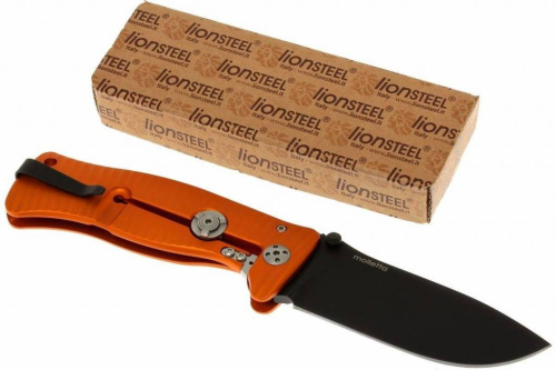 Складной нож Lion Steel SR1A OB ORANGE фото 10