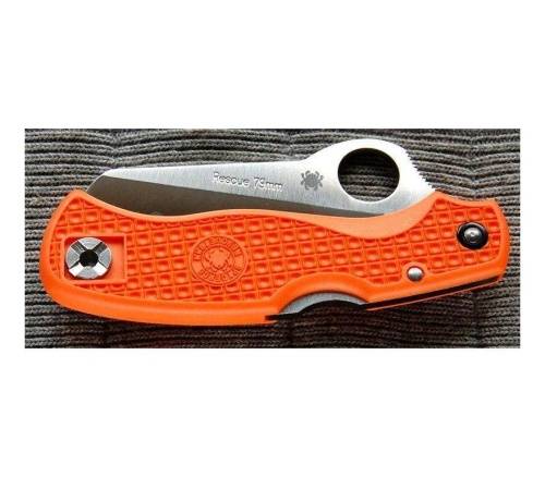 5891 Spyderco Rescue 79 mm Orange 45SOR фото 3