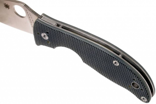 Складной нож Spyderco Alcione 222GPGY фото 3 Складной нож Spyderco Alcione 222GPGY фото 3