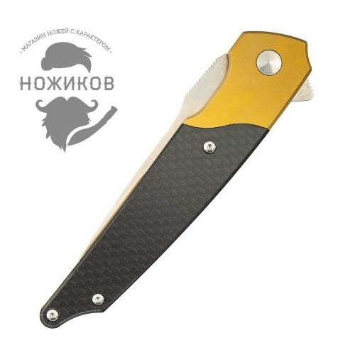 5891 Amare Knives Pocket Peak Gold фото 7