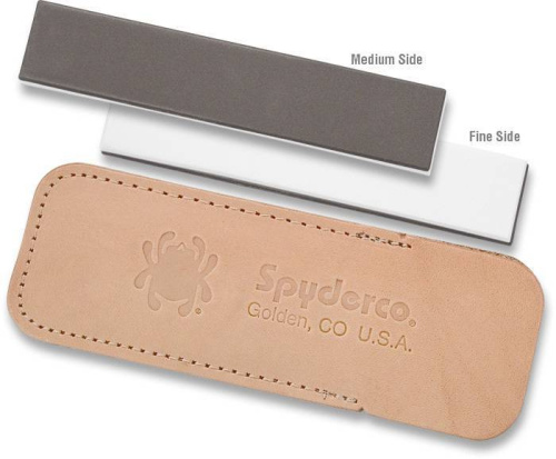 129 Spyderco Карманная точилка DOUBLE STUFF™ Pocket Stone Fine/Med Grit фото 7
