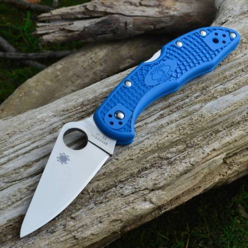 5891 Spyderco Delica 4 Flat Ground - 11FPBL фото 16