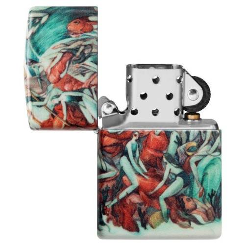 321 ZIPPO  Zippo Classicпокрытием White Matte фото 2