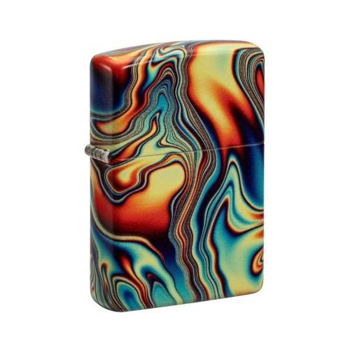 138 ZIPPO  ZIPPO Colorful Swirlпокрытием Glow In The Dark Green