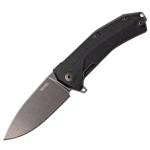 5891 Lion Steel KUR BBK G10 Black Flipper