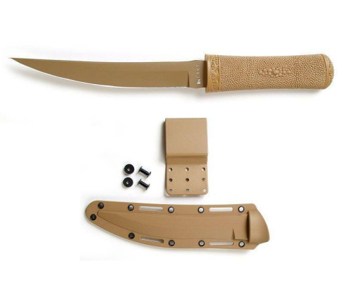 1239 CRKT Нож с фиксированным клинкомHissatsu (Desert Tan) фото 4