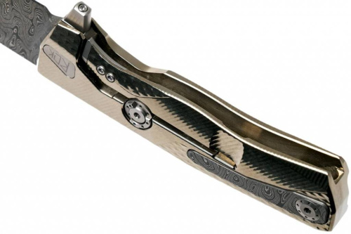Складной нож Lion Steel ROK DD GL Damascus Gold фото 9 Складной нож Lion Steel ROK DD GL Damascus Gold фото 9