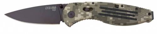 3810 SOG с фиксатором Aegis Digi Camo 8.9 см. - AE06 фото 10