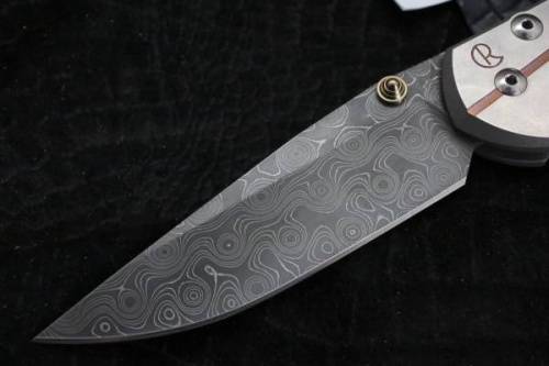 3810 Chris Reeve Large Sebenza 21 Unique Graphics D. Thomas Stainless Raindrop Damascus фото 3