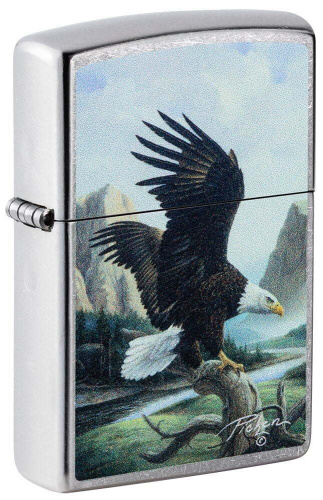 499 ZIPPO  ZIPPO Linda Pickens Designпокрытием Street Chrome