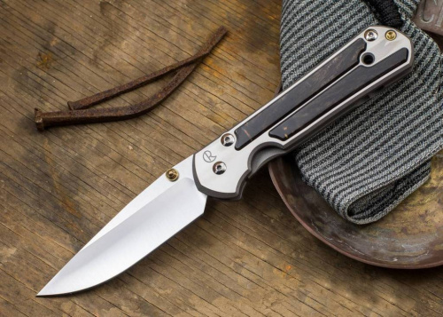 3810 Chris Reeve Large Sebenza 21 Gabon Ebony Inlay фото 10