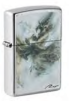  зажигалка ZIPPO Luis Royo с покрытием Street Chrome