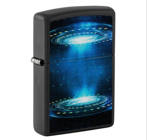 321 ZIPPO  ZIPPO UFO Flameпокрытием Black Light