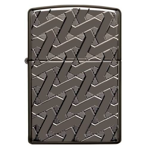 321 ZIPPO Зажигалка ZIPPO 49173 Armor с покрытием High Polish Black Ice