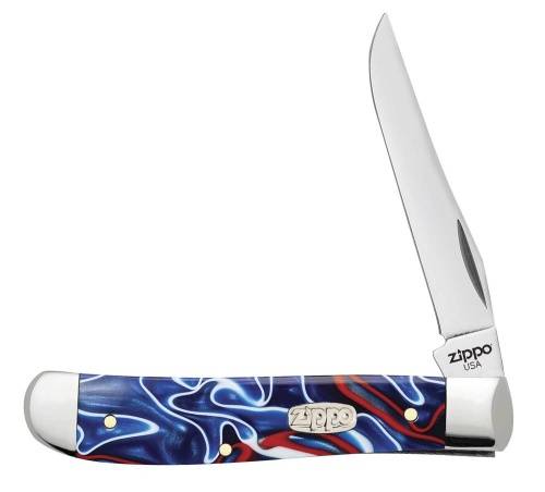 5891 ZIPPO Patriotic Kirinite Smooth Mini Trapper