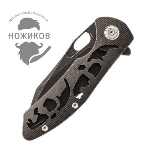 5891 ch outdoor knife CH3515 Black фото 4