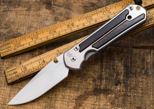 3810 Chris Reeve Large Sebenza 21 Gabon Ebony Inlay фото 15
