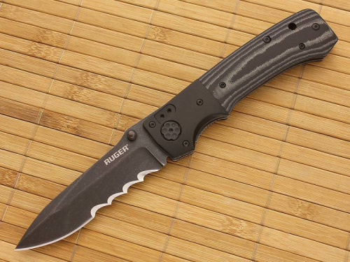 Складной нож CRKT Ruger® All-Cylinders™ with VEFF Serrations™ фото 8 Складной нож CRKT Ruger® All-Cylinders™ with VEFF Serrations™ фото 8