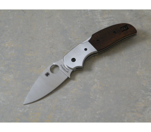 5891 Spyderco Sage 4 Ironwood & Titanium 123WDP фото 5