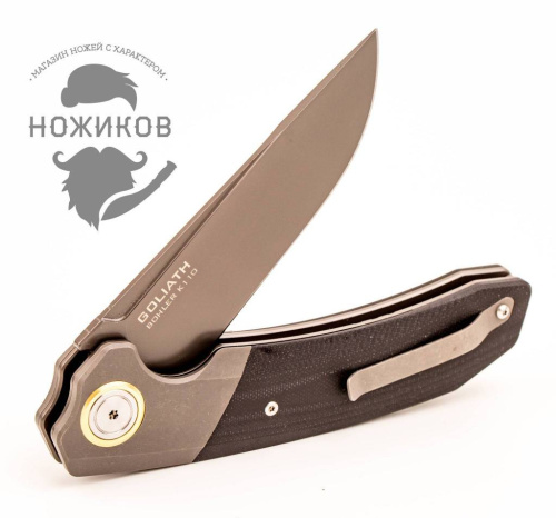Складной нож Maxace Knife Maxace Goliath Black Steel фото 5 Складной нож Maxace Knife Maxace Goliath Black Steel фото 5