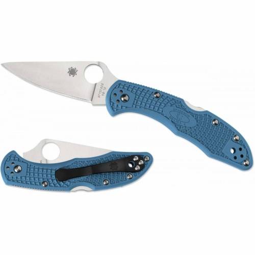 5891 Spyderco Delica 4 Flat Ground - 11FPBL фото 15