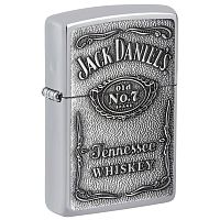 Зажигалка ZIPPO Jack Daniels® с покрытием High Polish Chrome