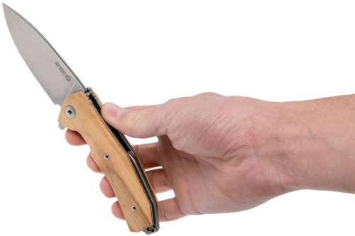 Складной нож Lion Steel KUR UL Olive Wood Flipper фото 10 Складной нож Lion Steel KUR UL Olive Wood Flipper фото 10
