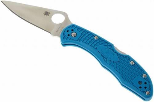 5891 Spyderco Delica 4 Flat Ground - 11FPBL фото 5