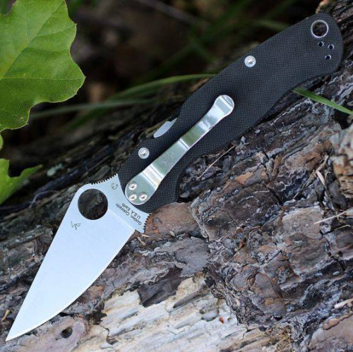 Складной нож Spyderco Para Military 2 Left Hand - 81GPLE2 фото 4 Складной нож Spyderco Para Military 2 Left Hand - 81GPLE2 фото 4