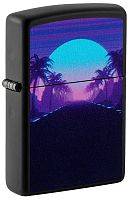 Зажигалка ZIPPO Sunset Black с покрытием Black Light