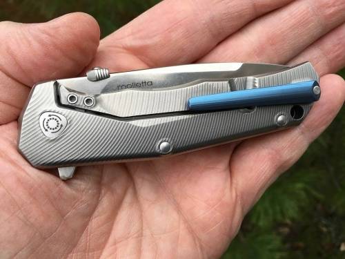 5891 Lion Steel T.R.E. Blue Titanium фото 17