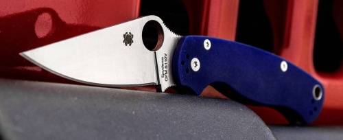 5891 Spyderco Para Military 2 Dark Blue - 81GPDBL2 фото 6