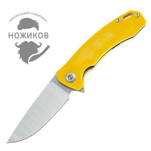 5891 Maxace Knife Maxace Balance-S 2019 cталь 14C28N цвет желтый фото 10