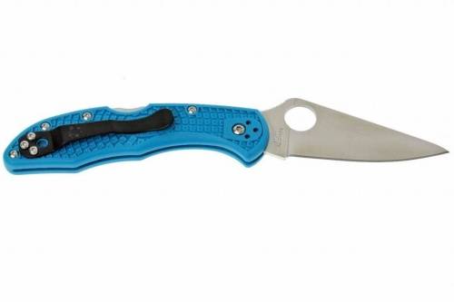 5891 Spyderco Delica 4 Flat Ground - 11FPBL фото 4