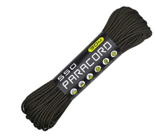Original Paracord 550 Black snake Original Paracord 550 Black snake