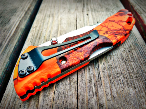 Складной нож Buck Bantam BHW Mossy Oak Blaze Camo 0286CMS9 фото 7 Складной нож Buck Bantam BHW Mossy Oak Blaze Camo 0286CMS9 фото 7