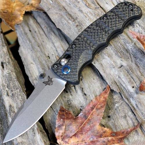 5891 Benchmade Nakamura Carbon 484-1 фото 15