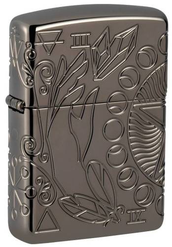 206 ZIPPO  ZIPPO Armor® Wicca Designпокрытием Black Ice®