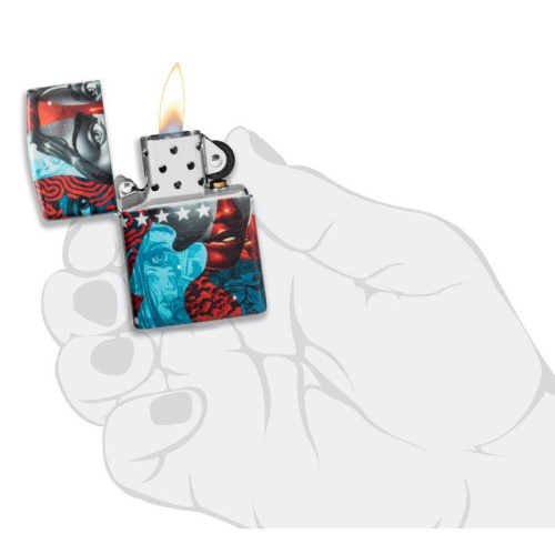 499 ZIPPO Зажигалка Zippo Tristan Eaton с покрытием White Matte фото 2 499 ZIPPO Зажигалка Zippo Tristan Eaton с покрытием White Matte фото 2