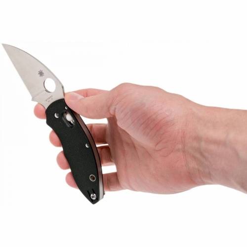 5891 Spyderco Q BALL BLACK C219GP фото 4