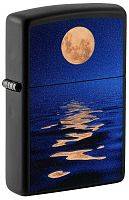  зажигалка ZIPPO Moon Sunset с покрытием Black Light