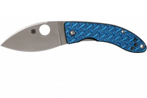 Складной нож Spyderco Lil' Lum Blue Nishijin - 205GFBLP фото 11 Складной нож Spyderco Lil' Lum Blue Nishijin - 205GFBLP фото 11