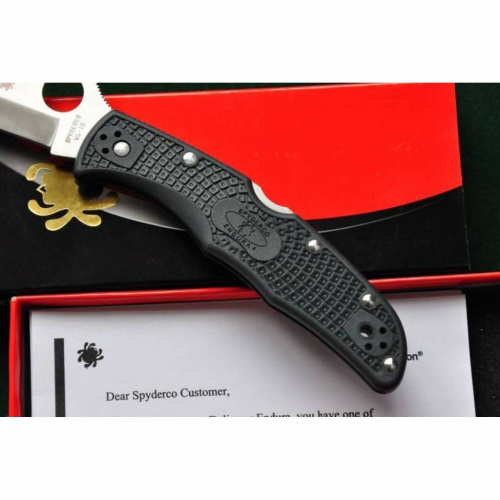 Складной нож Spyderco Endura Wave Emerson Opener 10PGYW фото 10 Складной нож Spyderco Endura Wave Emerson Opener 10PGYW фото 10